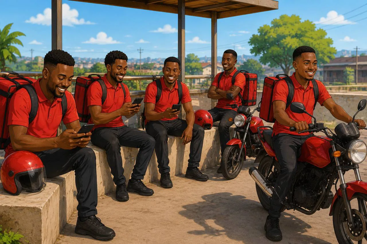 Seaton Swift riders online and waiting for deliveries